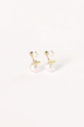 Astrid Pear Earrings - Gold