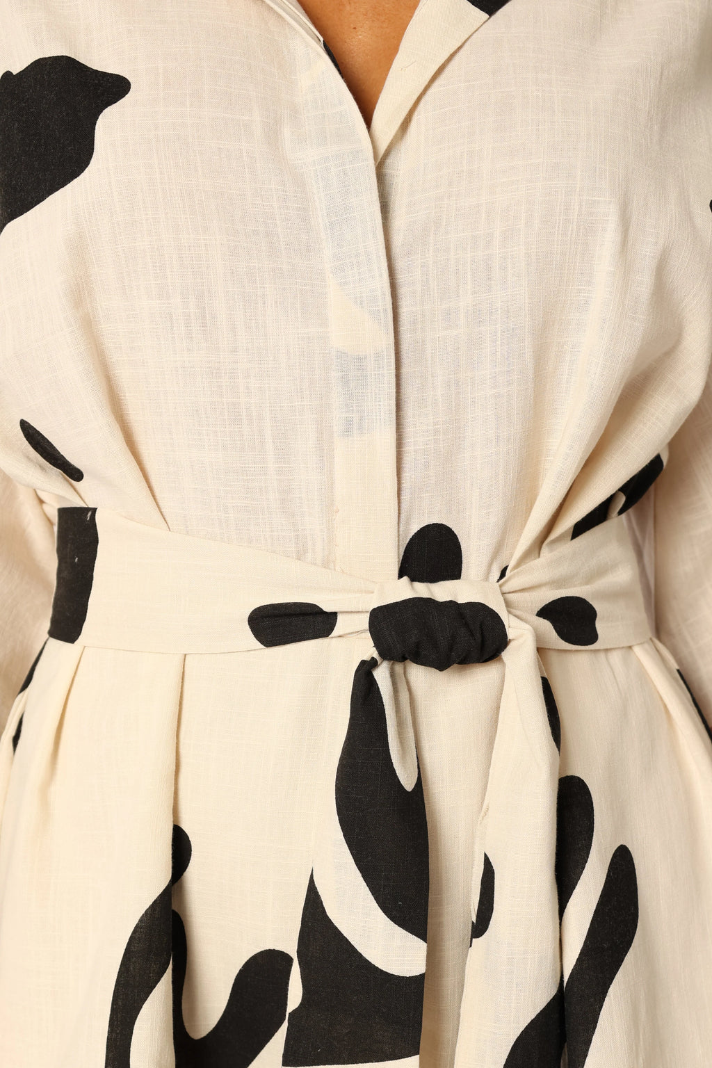 Kellie Romper - Beige Black