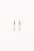Larissa Pearl Earrings - Gold